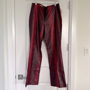 Snake pattern pants